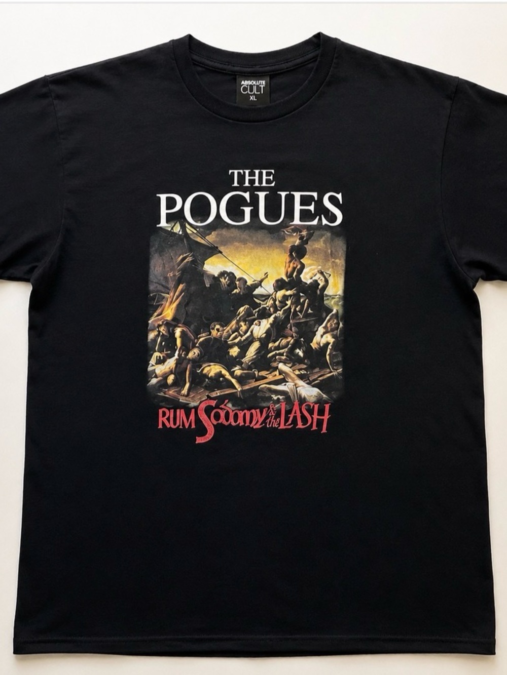 The Pogues 'Rum Sodomy & the Lash' Black Graphic T-Shirt